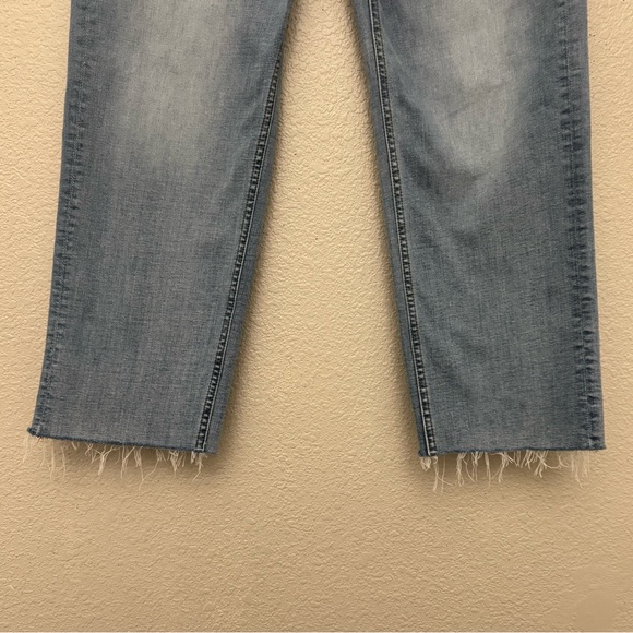 Driftwood Royce Light Wash Straight Raw Hem Jeans Size 31 - Picture 5 of 12